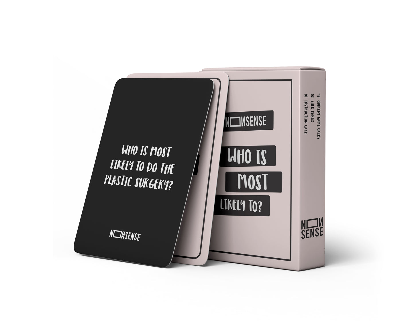 Nonsense "WHO IS MOST LIKELY TO" Card Game