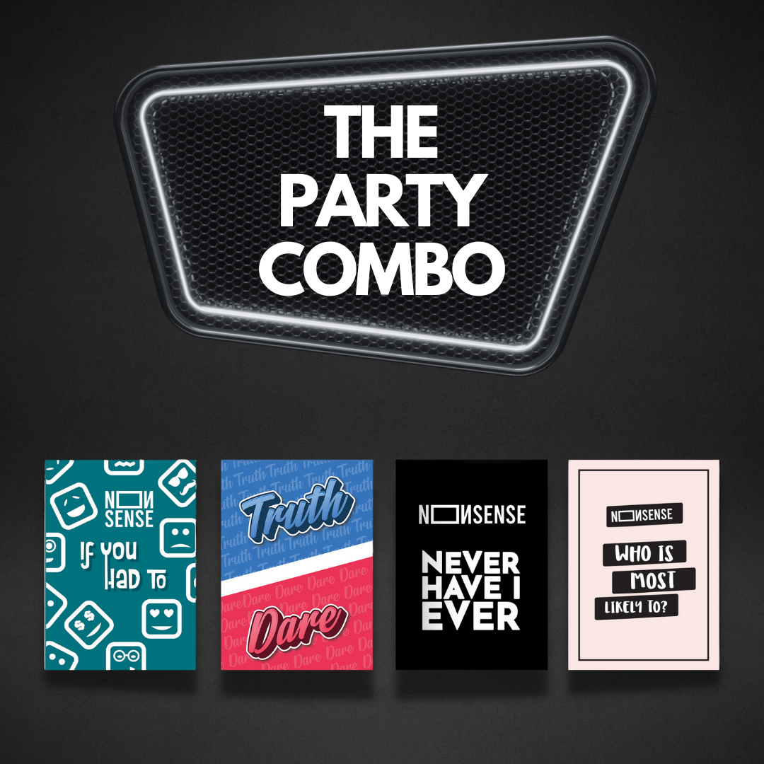 4 Pack Party Game Combo