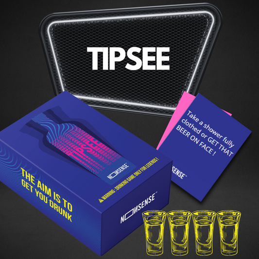 TipSee : The Drinking Game + FREE 4 Shot Glasses