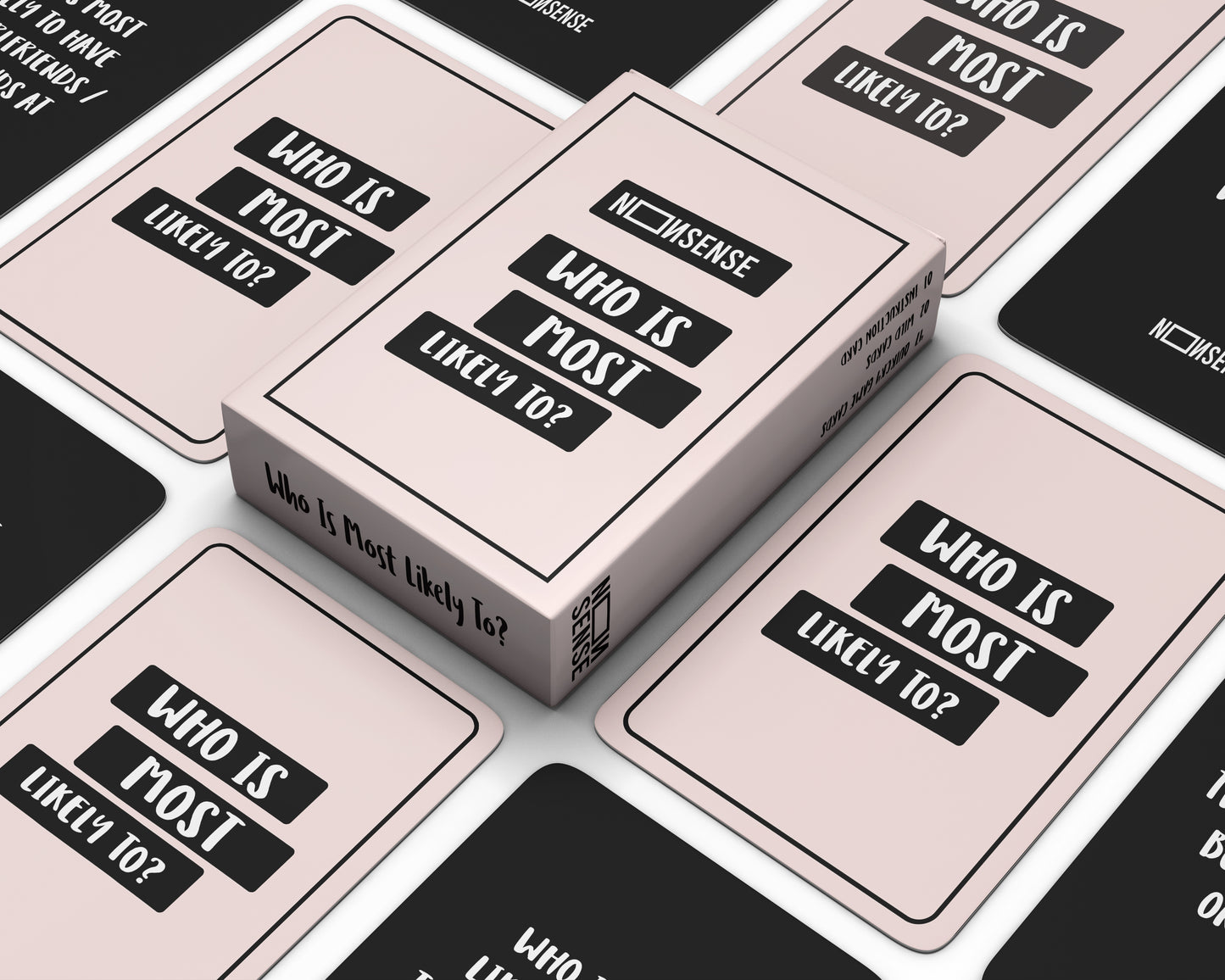 Nonsense "WHO IS MOST LIKELY TO" Card Game