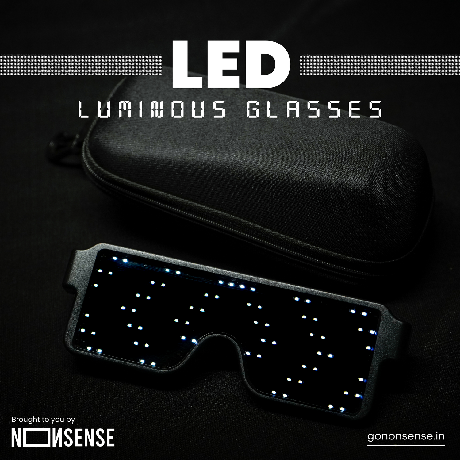 Neon LED Glow Glasses